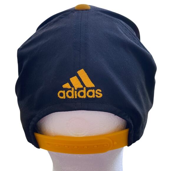 Climalite Adidas Univ Southern Miss Golden Eagles Snap Back Black Gold Cap Hat - Picture 3 of 7